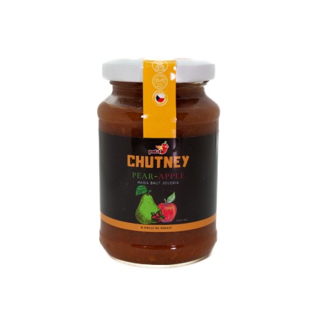 Hruškovo-jablečné chutney s brusinkami